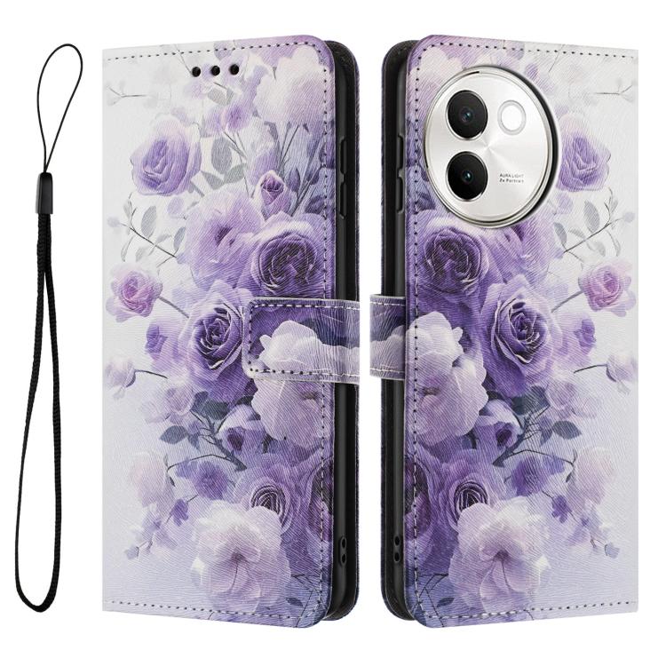 For vivo V30E 5G / V40 Lite 5G Color Drawing Pattern Leather Phone Case