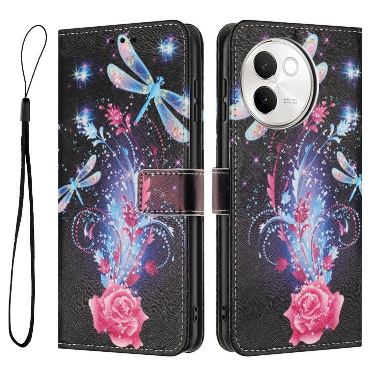 For vivo V30E 5G / V40 Lite 5G Color Drawing Pattern Leather Phone Case