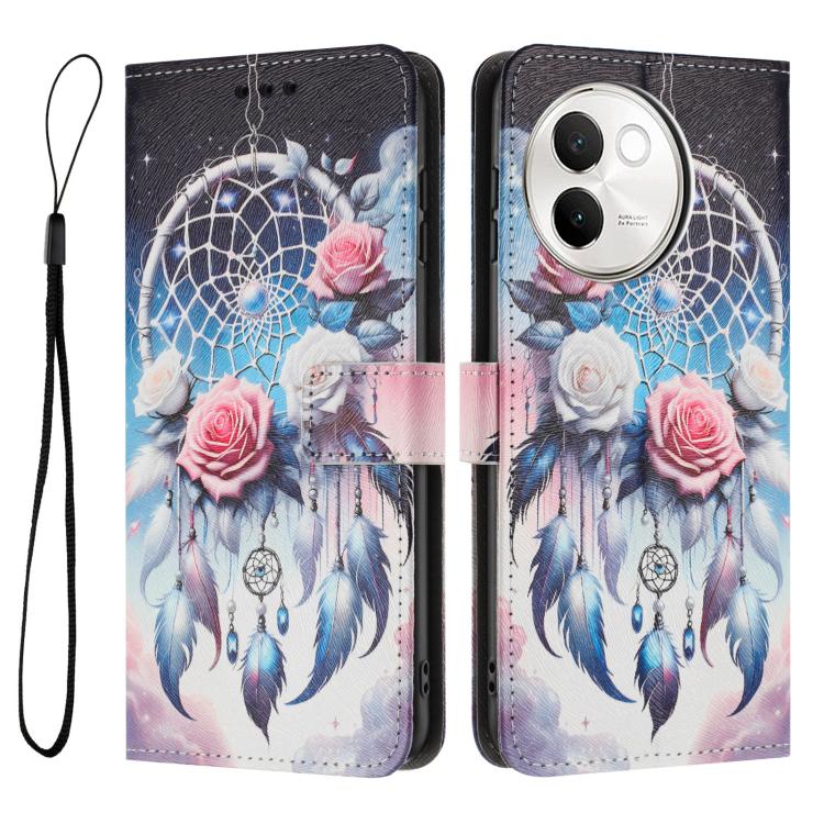 For vivo V30E 5G / V40 Lite 5G Color Drawing Pattern Leather Phone Case
