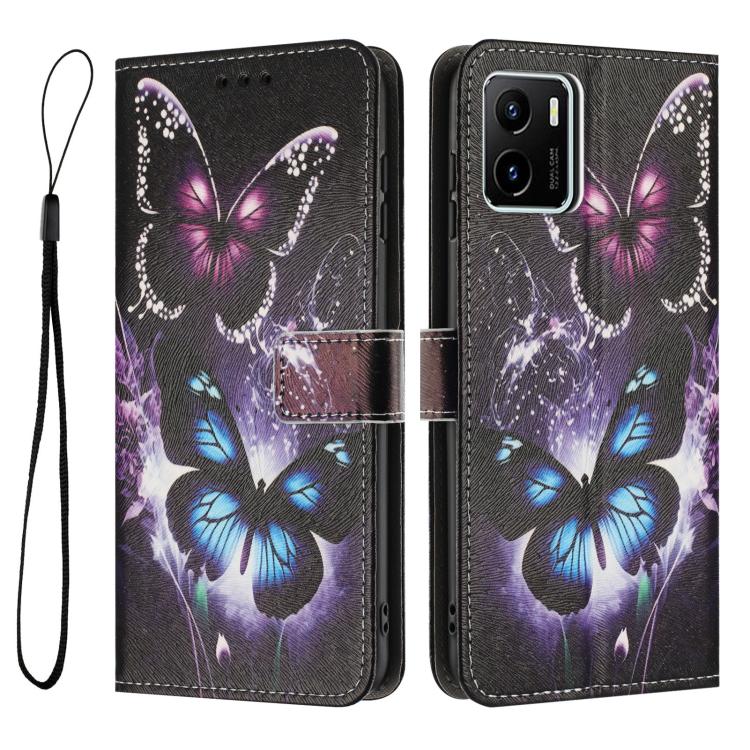 For vivo Y15S / Y15A / Y01 Color Drawing Pattern Leather Phone Case