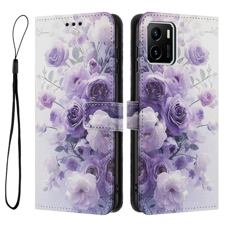 For vivo Y15S / Y15A / Y01 Color Drawing Pattern Leather Phone Case