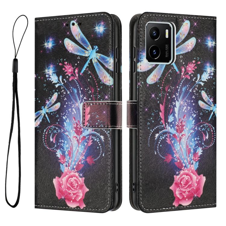 For vivo Y15S / Y15A / Y01 Color Drawing Pattern Leather Phone Case