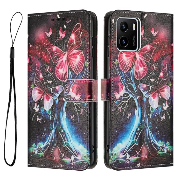 For vivo Y15S / Y15A / Y01 Color Drawing Pattern Leather Phone Case