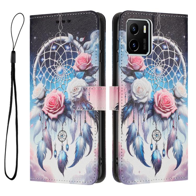 For vivo Y15S / Y15A / Y01 Color Drawing Pattern Leather Phone Case