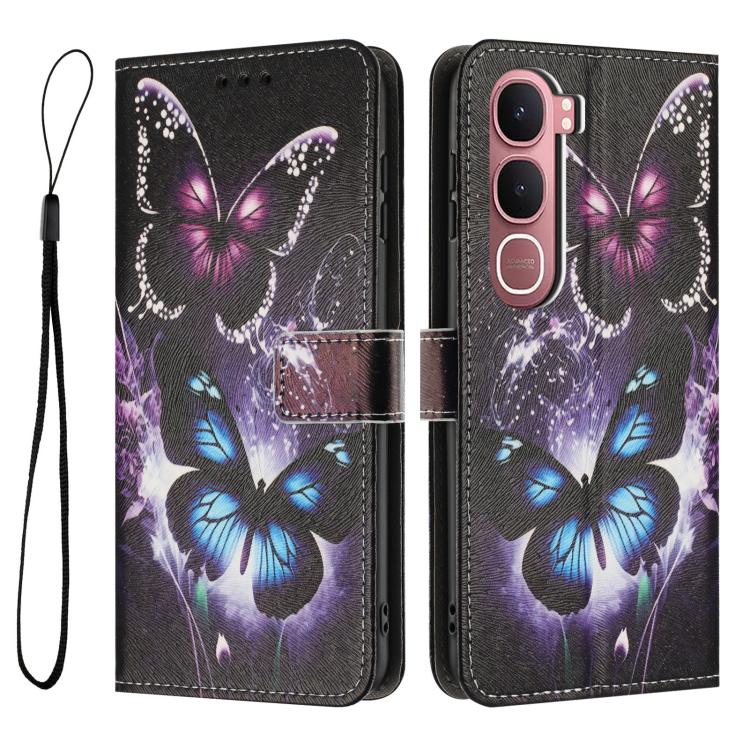 For vivo Y31 5G Color Drawing Pattern Leather Phone Case