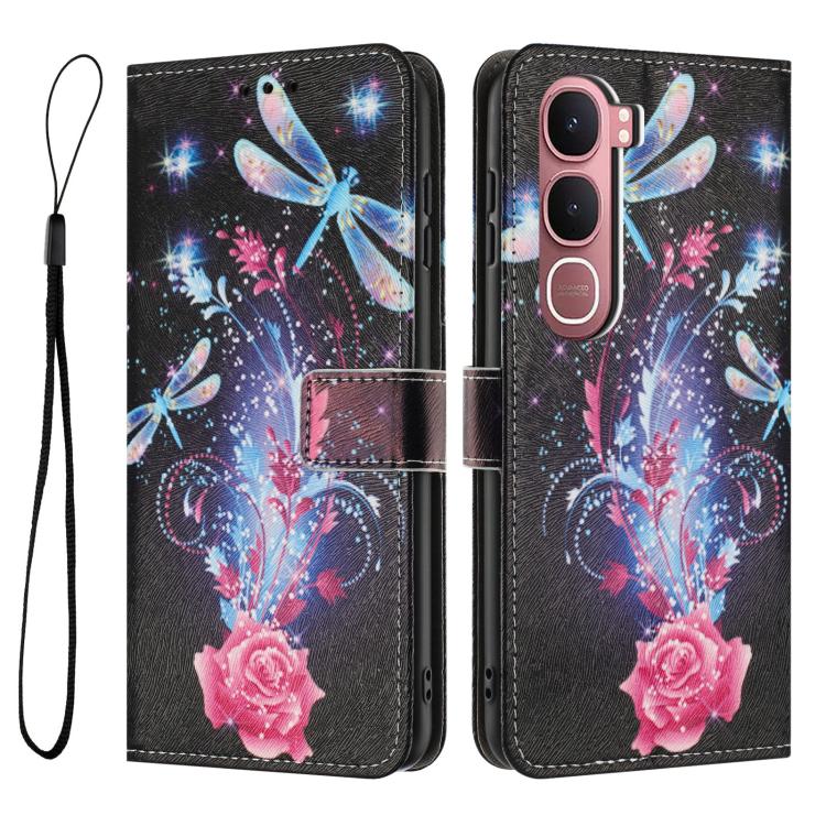 For vivo Y31 5G Color Drawing Pattern Leather Phone Case