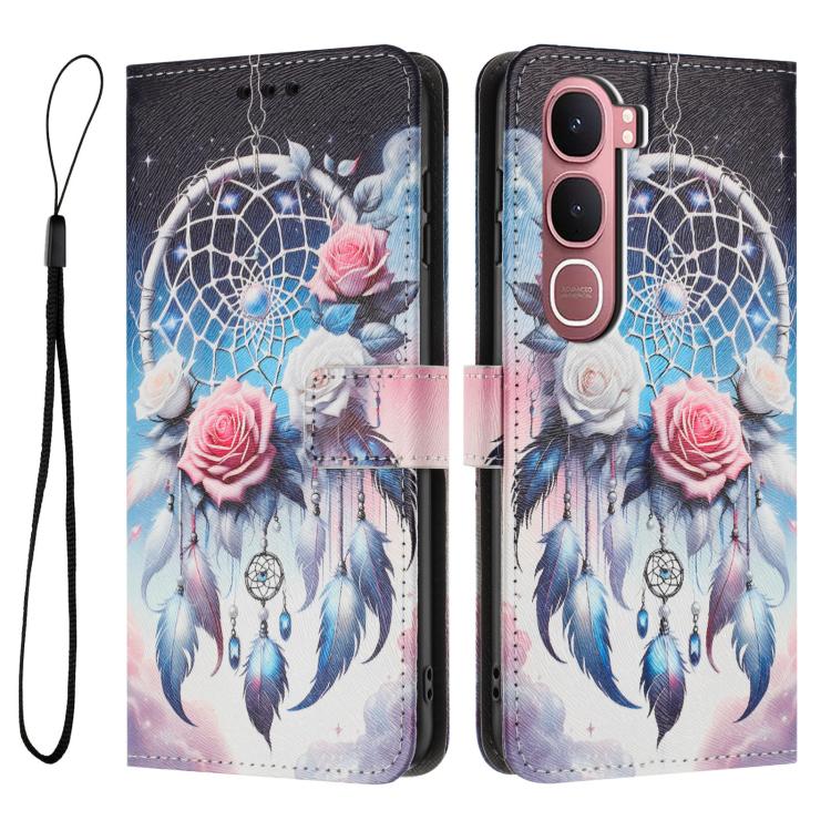 For vivo Y31 5G Color Drawing Pattern Leather Phone Case