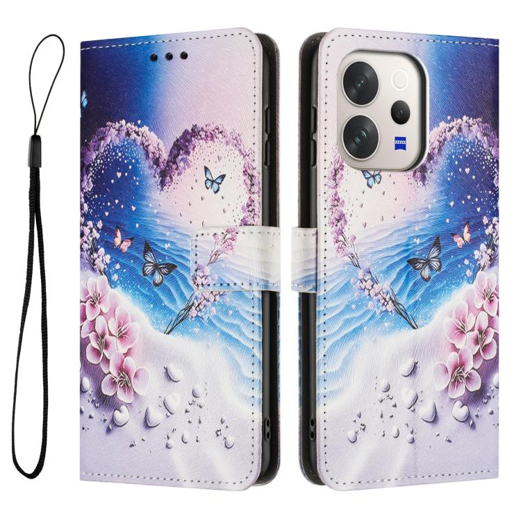 For vivo V70 5G Color Drawing Pattern Leather Phone Case