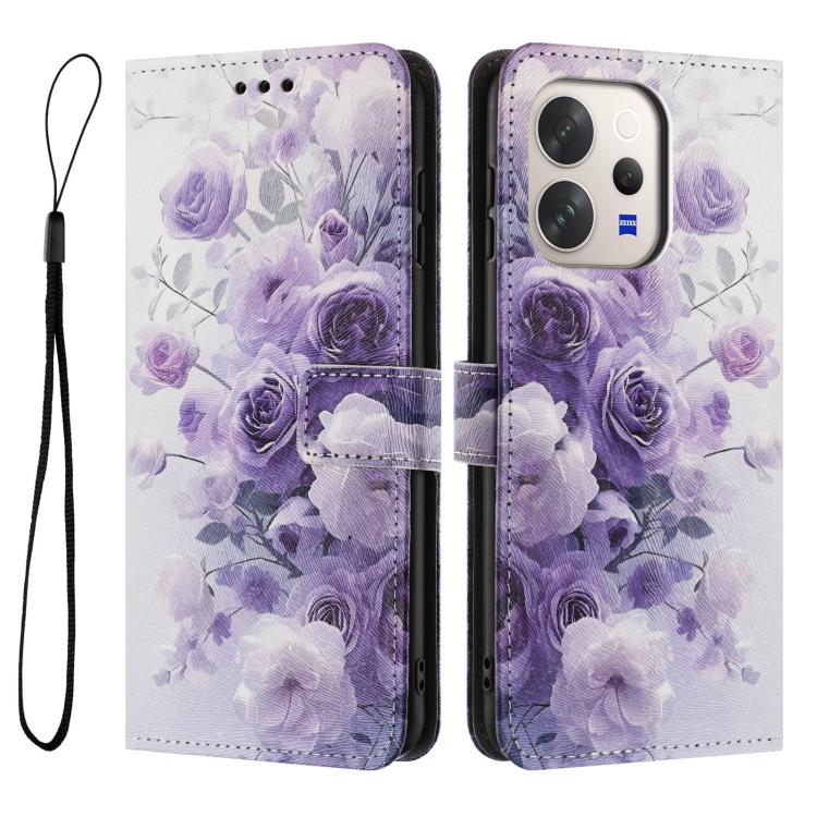 For vivo V70 5G Color Drawing Pattern Leather Phone Case