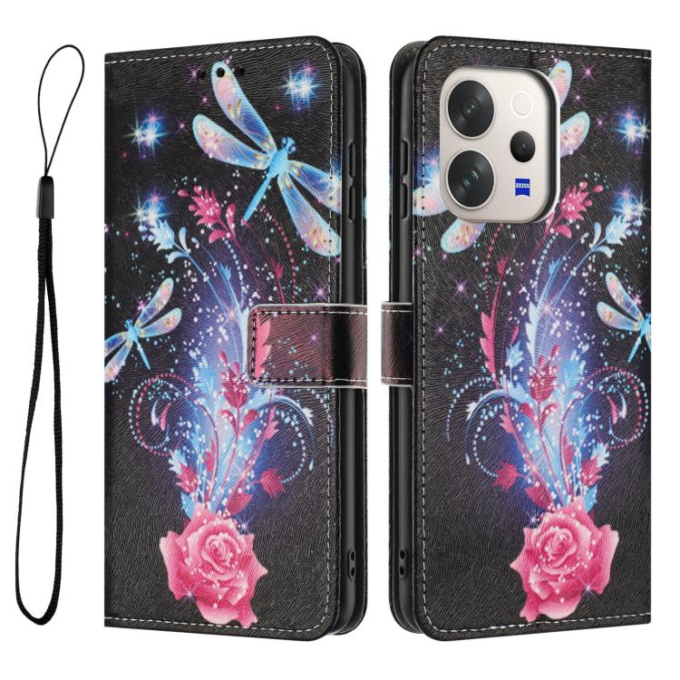For vivo V70 5G Color Drawing Pattern Leather Phone Case