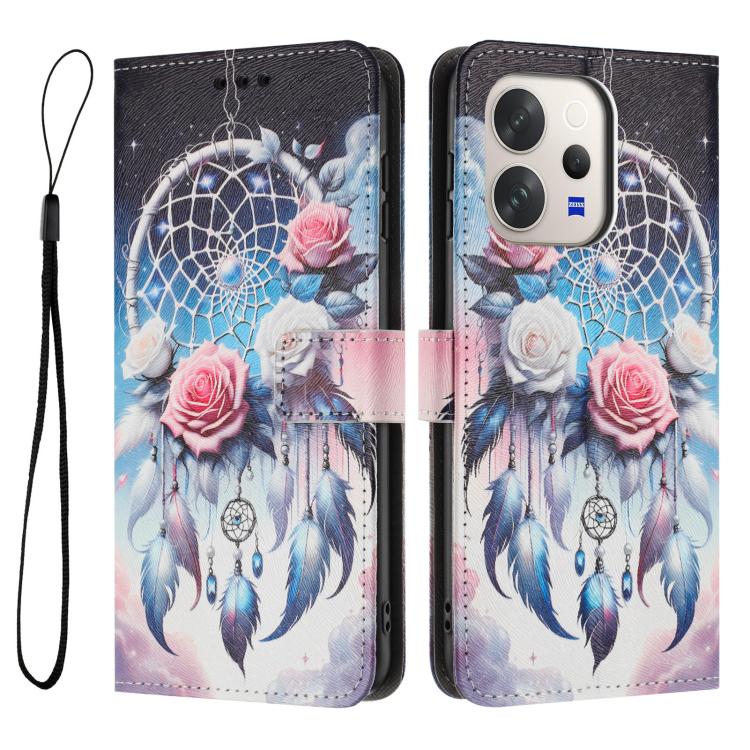 For vivo V70 5G Color Drawing Pattern Leather Phone Case