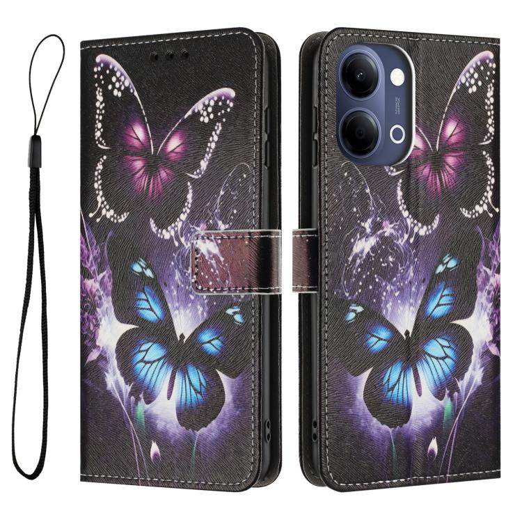 For vivo Y05 4G Color Drawing Pattern Leather Phone Case