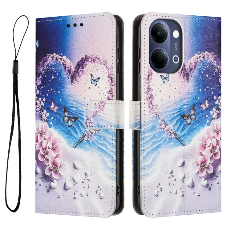 For vivo Y05 4G Color Drawing Pattern Leather Phone Case