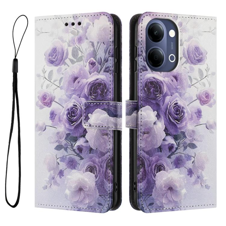 For vivo Y05 4G Color Drawing Pattern Leather Phone Case