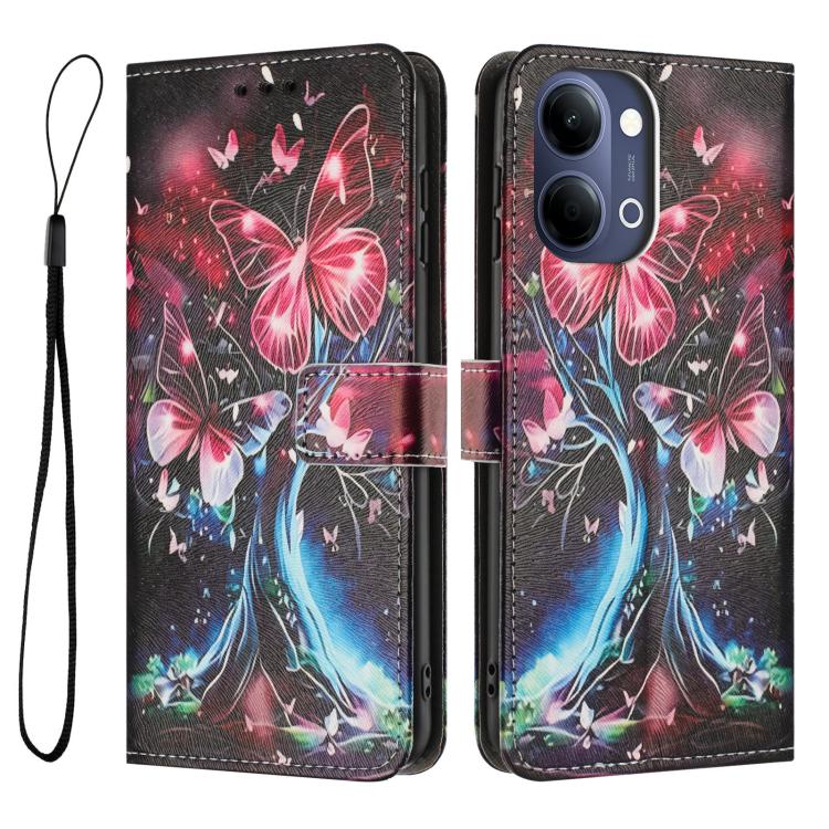 For vivo Y05 4G Color Drawing Pattern Leather Phone Case