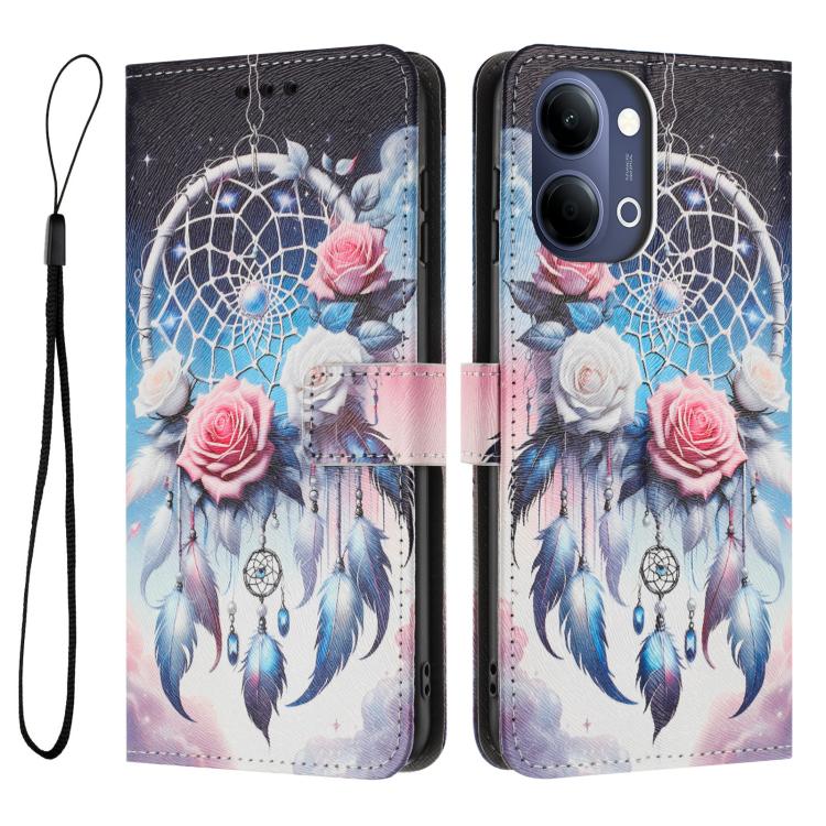 For vivo Y05 4G Color Drawing Pattern Leather Phone Case