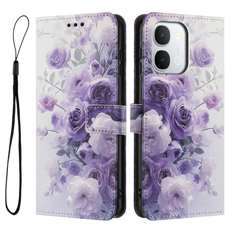 For vivo Y500i 5G Color Drawing Pattern Leather Phone Case