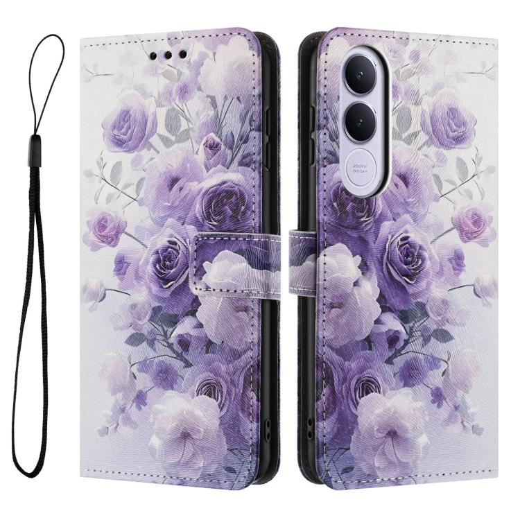 For vivo V70 FE 5G Color Drawing Pattern Leather Phone Case