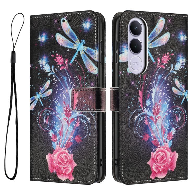 For vivo V70 FE 5G Color Drawing Pattern Leather Phone Case