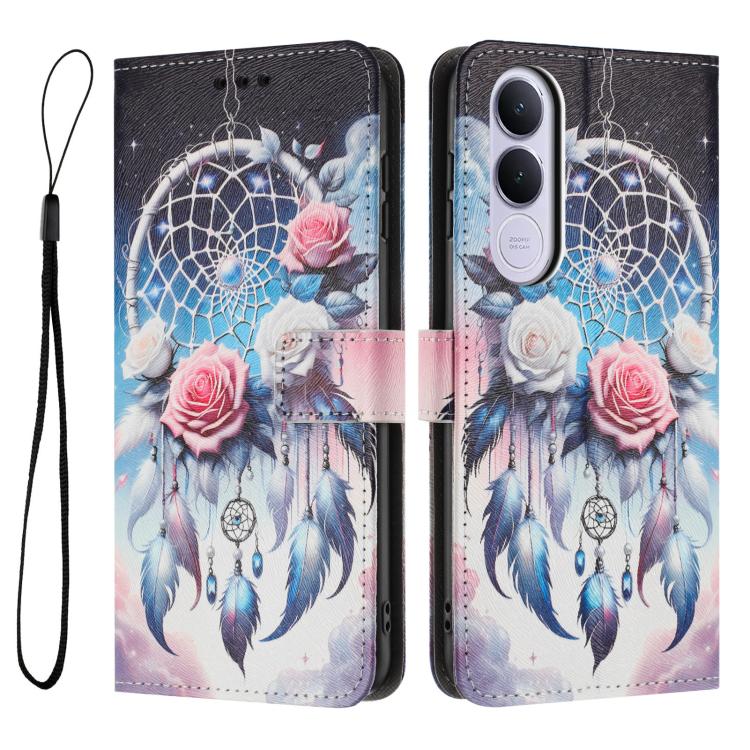 For vivo V70 FE 5G Color Drawing Pattern Leather Phone Case