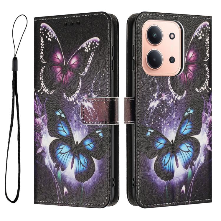 For Redmi 15C 5G / 4G EU 173mm Color Drawing Pattern Leather Phone Case