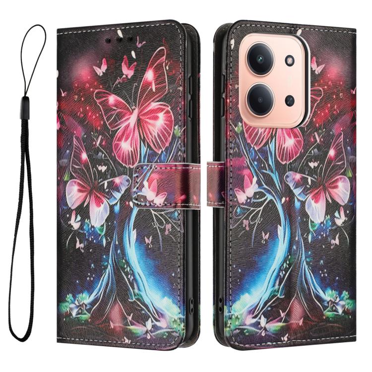 For Redmi 15C 5G / 4G EU 173mm Color Drawing Pattern Leather Phone Case