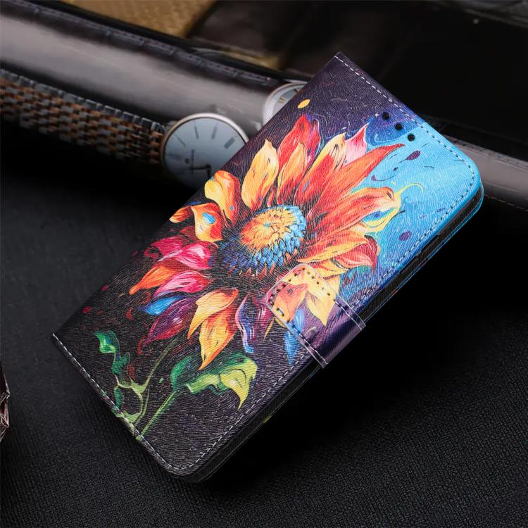 For Redmi 15C 5G / 4G Global 171mm Color Drawing Pattern Leather Phone Case