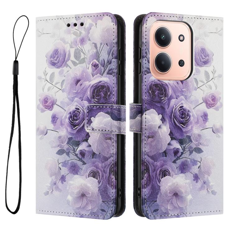 For Redmi 15C 5G / 4G Global 171mm Color Drawing Pattern Leather Phone Case