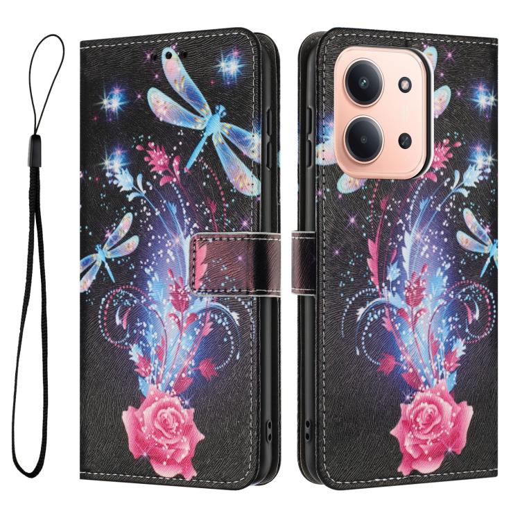 For Redmi 15C 5G / 4G Global 171mm Color Drawing Pattern Leather Phone Case