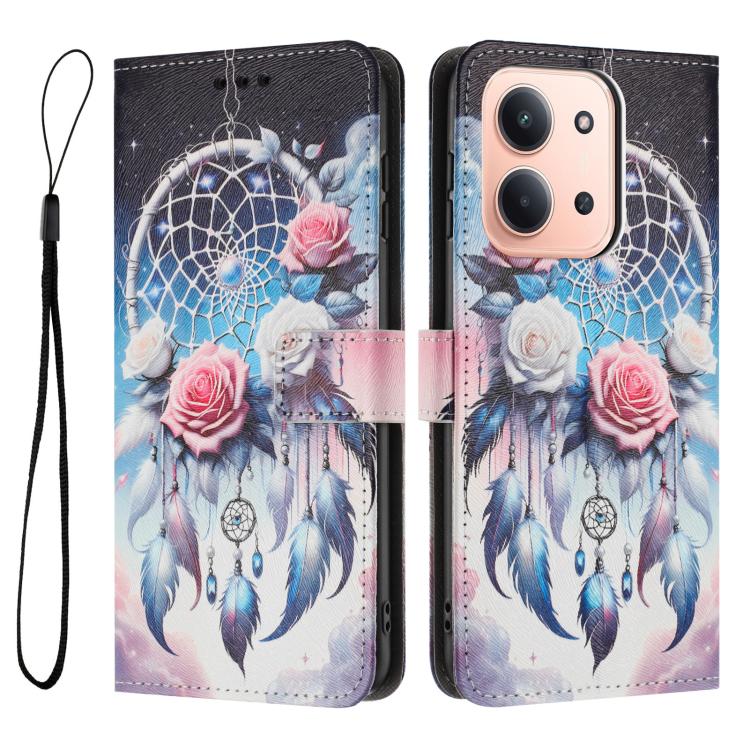 For Redmi 15C 5G / 4G Global 171mm Color Drawing Pattern Leather Phone Case