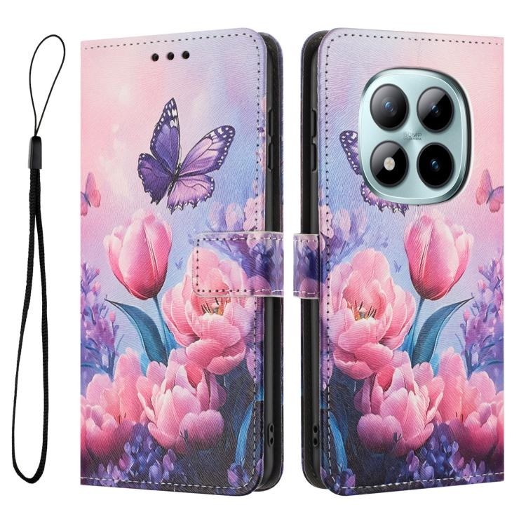 For Redmi Note 15 Pro+ 5G Global 163.3mm Color Drawing Pattern Leather Phone Case