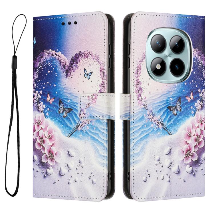 For Redmi Note 15 Pro+ 5G Global 163.3mm Color Drawing Pattern Leather Phone Case