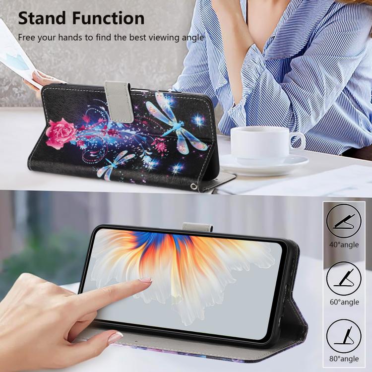 For Redmi Note 15 Pro+ 5G Global 163.3mm Color Drawing Pattern Leather Phone Case