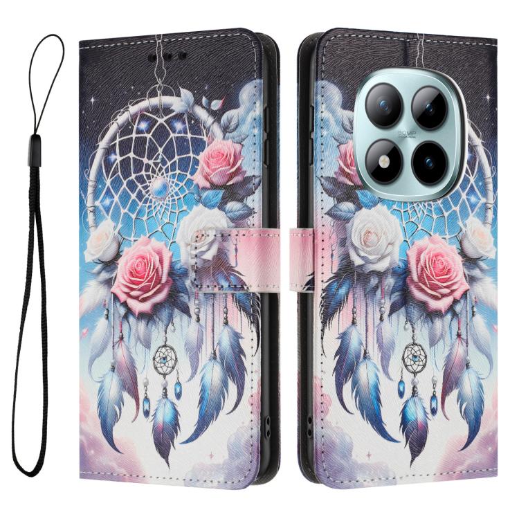 For Redmi Note 15 Pro+ 5G Global 163.3mm Color Drawing Pattern Leather Phone Case