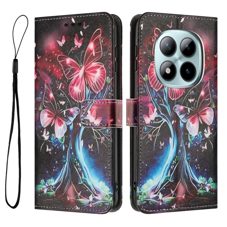 For Redmi Note 15 Pro 5G Global 163.6mm Color Drawing Pattern Leather Phone Case