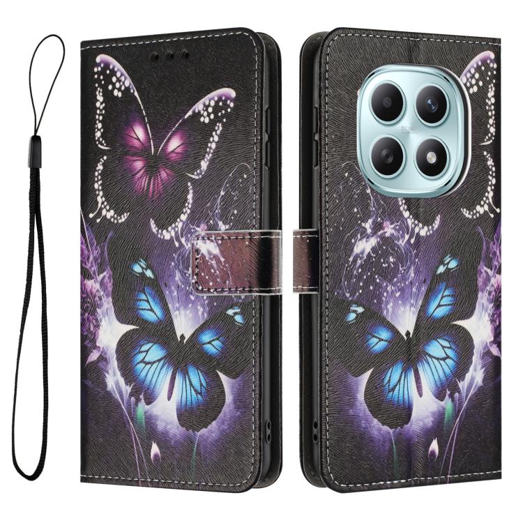 For Redmi Note 15 5G / 4G Global 164mm Color Drawing Pattern Leather Phone Case