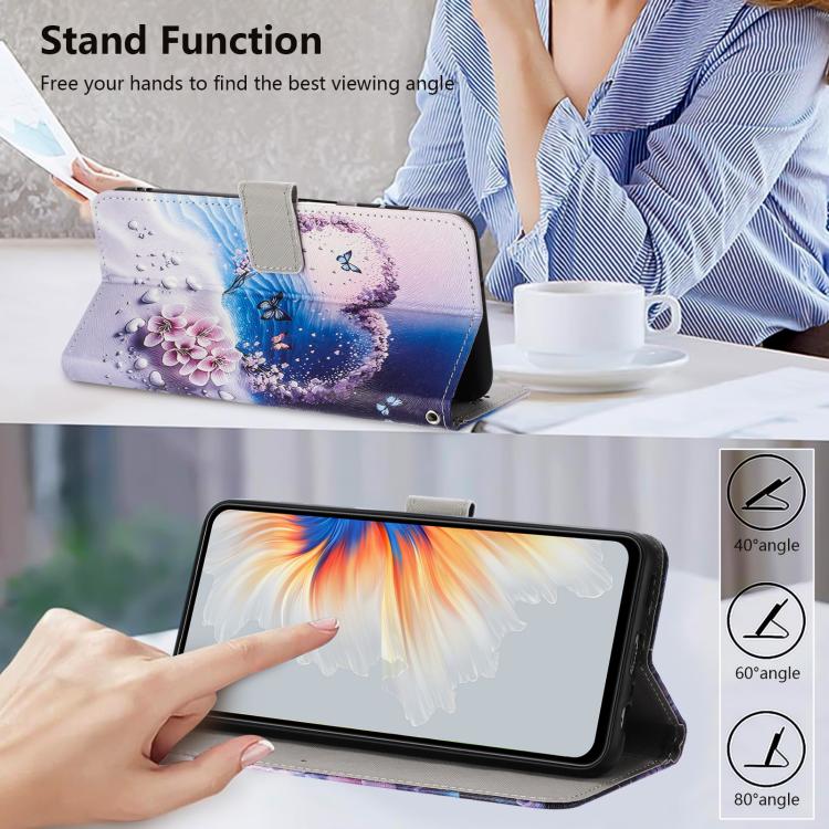 For Redmi Note 15 5G / 4G Global 164mm Color Drawing Pattern Leather Phone Case