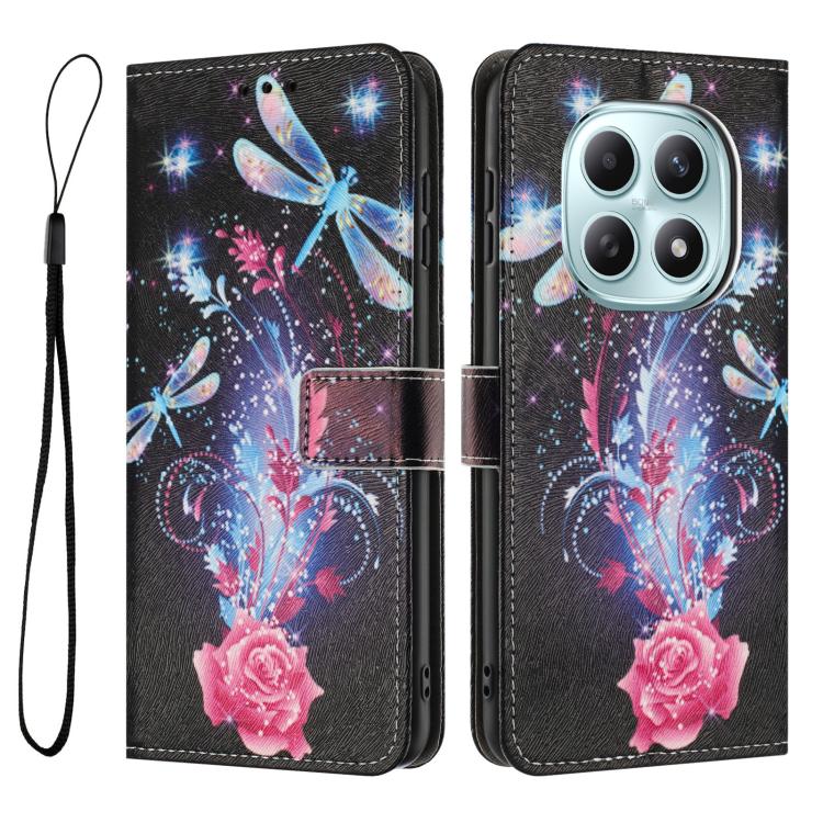 For Redmi Note 15 5G / 4G Global 164mm Color Drawing Pattern Leather Phone Case