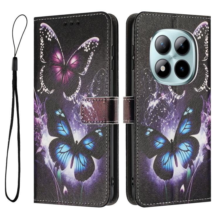 For Redmi Note 15 Pro 4G Global 163.2mm Color Drawing Pattern Leather Phone Case