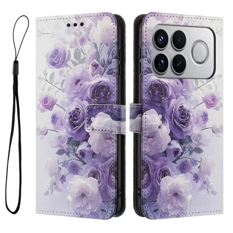 For Redmi K90 Pro Max / Poco F8 Ultra Color Drawing Pattern Leather Phone Case