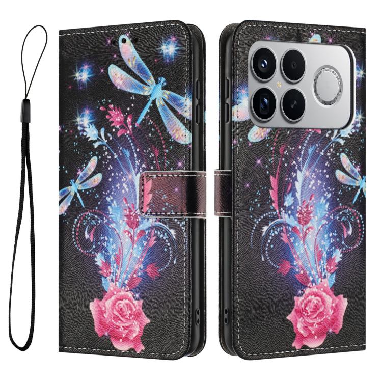 For Redmi K90 Pro Max / Poco F8 Ultra Color Drawing Pattern Leather Phone Case