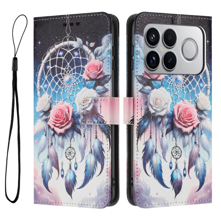 For Redmi K90 Pro Max / Poco F8 Ultra Color Drawing Pattern Leather Phone Case