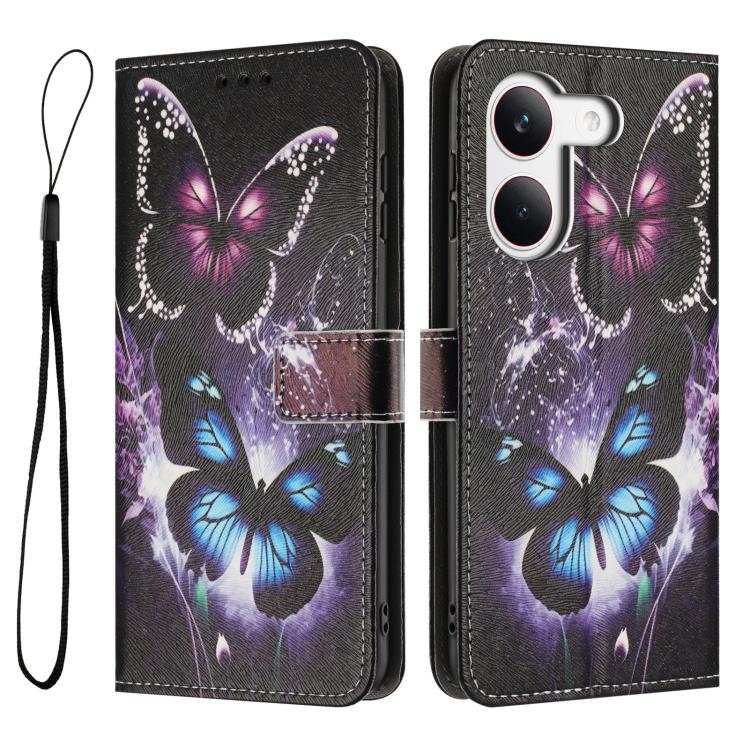 For Redmi Turbo 5 / Poco X8 Pro 5G Color Drawing Pattern Leather Phone Case