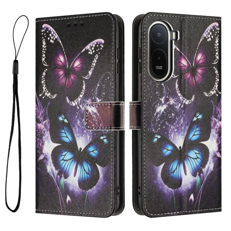 For Redmi A7 Pro 4G 171mm Color Drawing Pattern Leather Phone Case