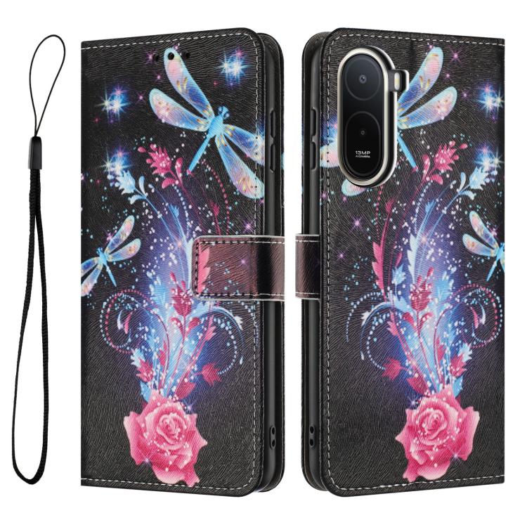 For Redmi A7 Pro 4G 171mm Color Drawing Pattern Leather Phone Case