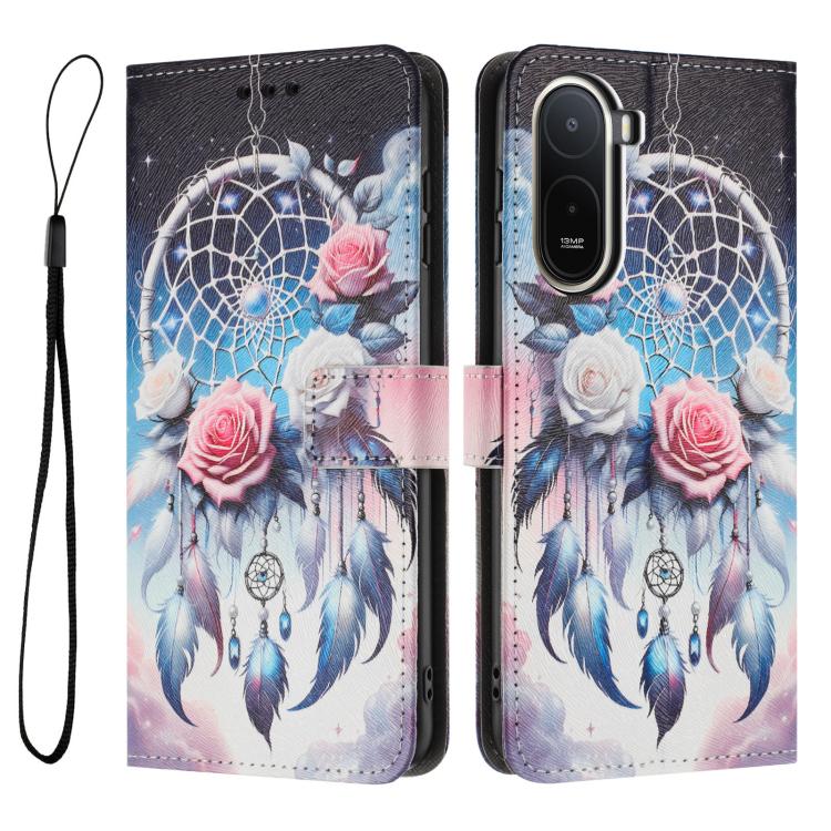 For Redmi A7 Pro 4G 171mm Color Drawing Pattern Leather Phone Case