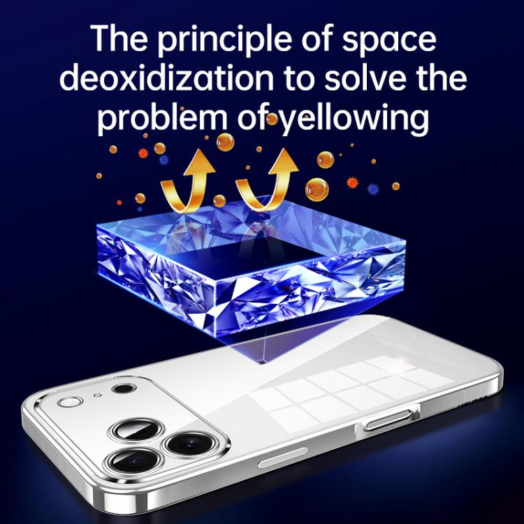 For iPhone Air SULADA Shine Through Series Plating TPU Transparent Phone Case