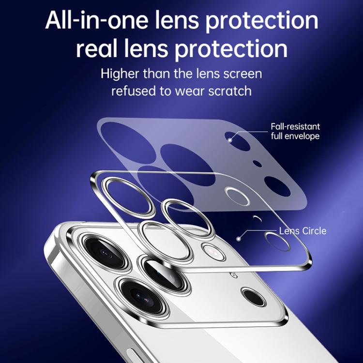 For iPhone Air SULADA Shine Through Series Plating TPU Transparent Phone Case