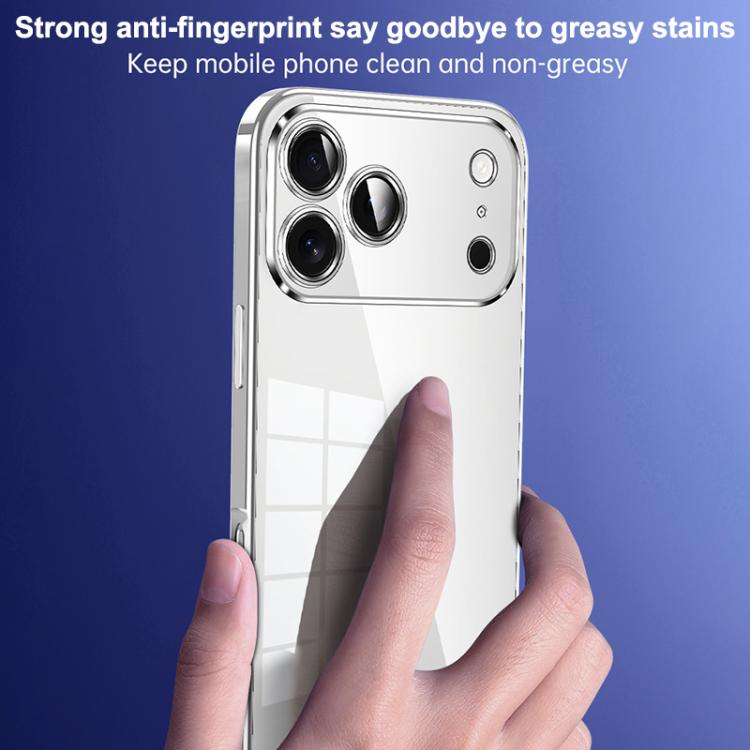 For iPhone Air SULADA Shine Through Series Plating TPU Transparent Phone Case