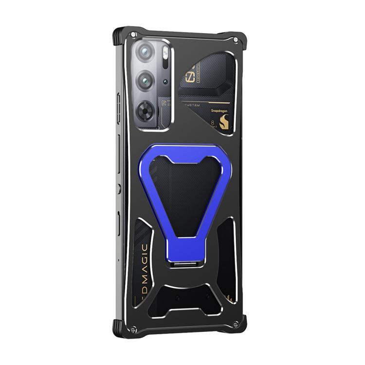 For ZTE nubia RedMagic 9 Pro / 9 Pro+ Elegant Transformers Heat Dissipating Metal Phone Case with Stand
